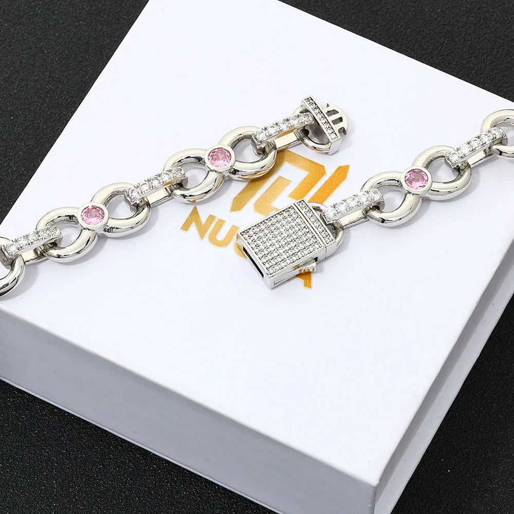 Gold Cuban Chain Necklace Iced Out 12MM CZ