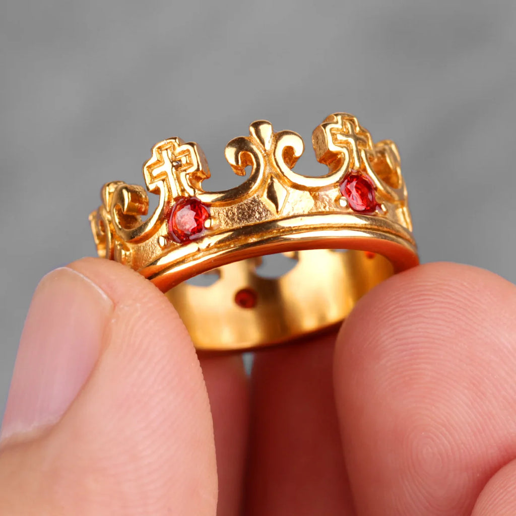 Crown Ring — Stainless Steel