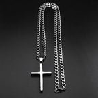 Cross Steel Pendant 316L Style Seal