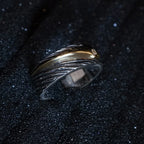 Popular Meteor Star Ring For Men Jewelry Retro Male Finger Accessories Adjustable Ring Retro Starry Sky Gift For