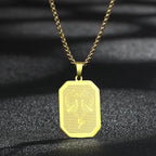 Lion of Judah Coin Pendant Necklace