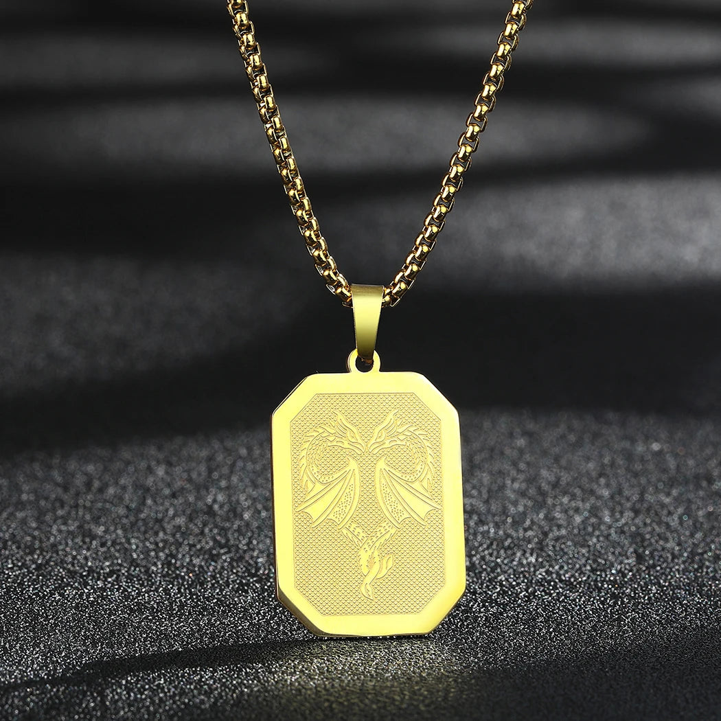 Lion of Judah Coin Pendant Necklace