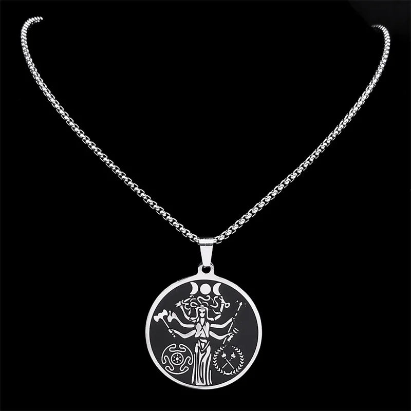 Witchcraft Stainless Steel Pendant Necklace