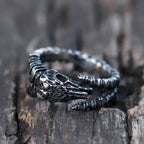 2022 NEW Men's 316L stainless steel Sheep Skull head rings for teen hip hop fashion punk Jewelry Gifts free shipping