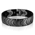 16MM Gold Color Stainless Steel Men's Magnetic Therapy Bracelets For Arthritis Pain Relief and Carpal Tunnel Bracelet