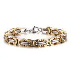 Motorcycle Steel Bracelet 8MM Biker Tough