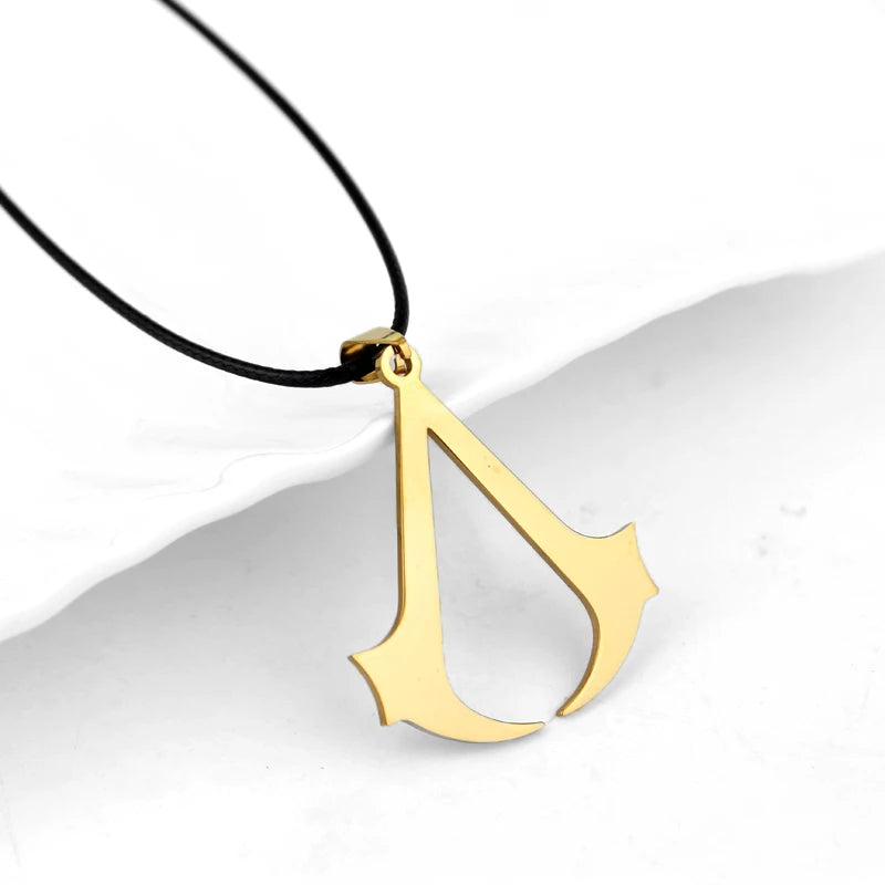 Fashion Metal Alloy Assassins Ezio Cosplay Pendant Necklace Knights Templar Iron Cross Necklaces For Men Women Connor