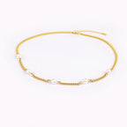 Nidin 8 Styles Double Layers Geometric Delicate Lightning Necklaces for Women Zircon Jewelry Charms Thunder Bolt Pendant Gifts