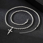 Sword Pendant Necklace — Stainless Steel