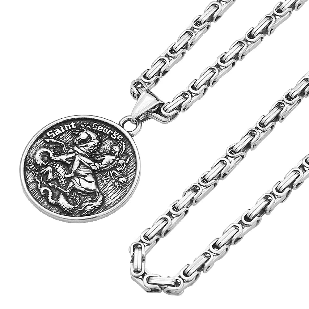 Scorpion Pendant Necklace — Stainless Steel