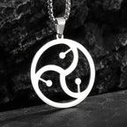 Stainless Steel Simple Personalized Spider Pendant Necklace Men and Women Fashion Party Pendant Jewelry Gift