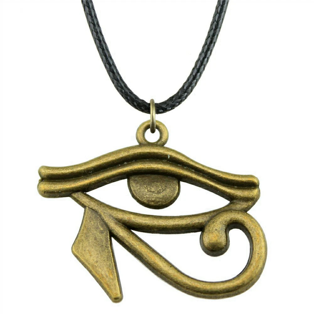 Eye of Horus Pendant Necklace — Egyptian Protection Amulet