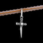 High Quality Stainless Steel Jesus Religious Belief Viking Earrings Nordic Men's Amulet Jewelry Studs Punk Party