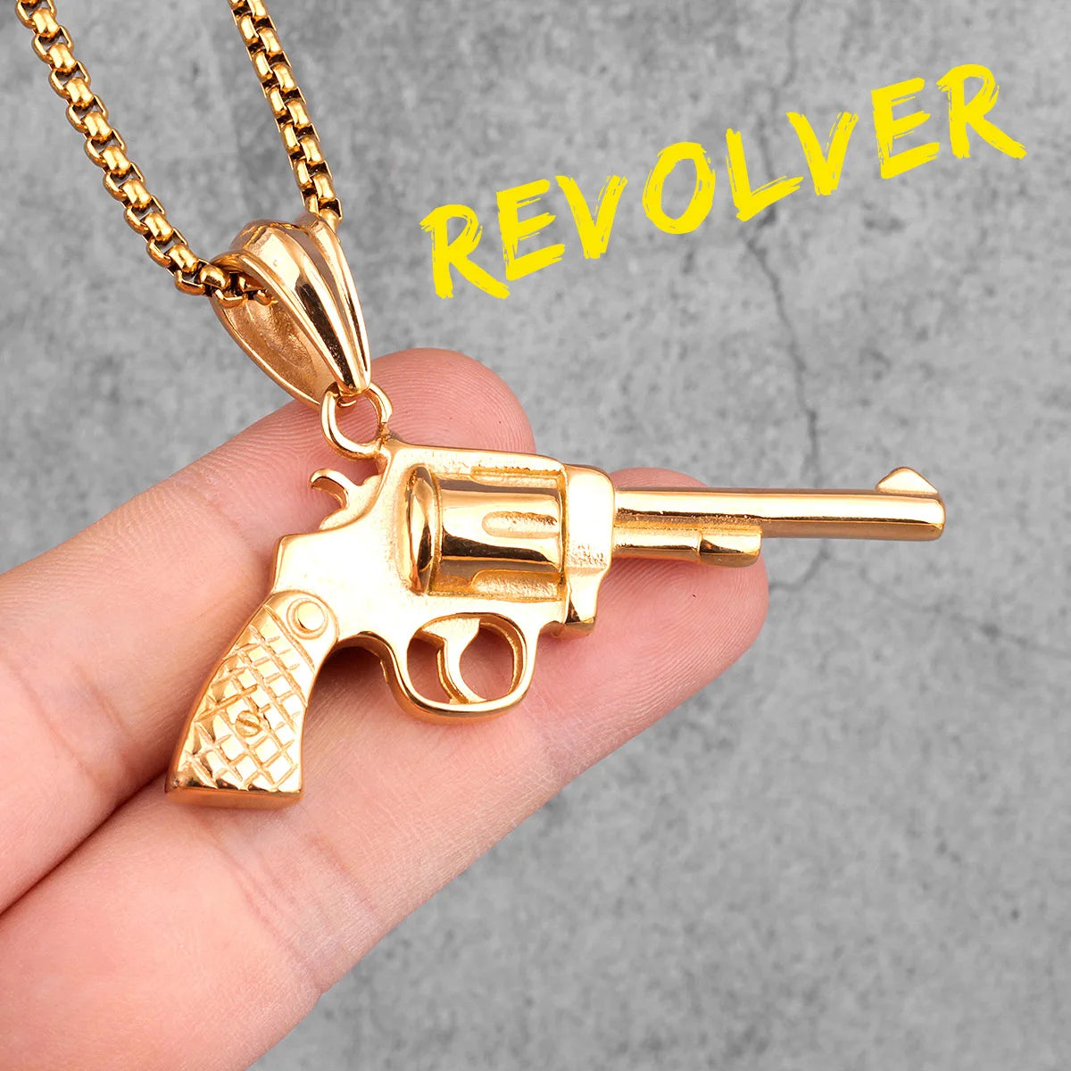 Gun Series AK47 M16 Sniper Rifle Stainless Steel Jewelry Men Necklaces with Pendant For Male Women Punk Hip Hop Gifts Wholesale