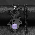 Viking Dragon Stainless Steel Pendant Necklace