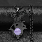 Viking Dragon Stainless Steel Pendant Necklace