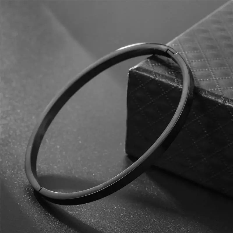 Fashion Design Stainless Steel Curved Tableware Fork Open Bracelet Men and Women Personality Charm Hip Hop Casual