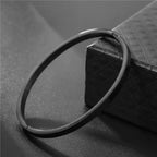 Fashion Design Stainless Steel Curved Tableware Fork Open Bracelet Men and Women Personality Charm Hip Hop Casual