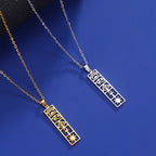 Ankh Eye of Horus Stainless Steel Pendant Necklace