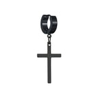Punk Mens Long Stick Ear Stud Set Black Earrings Gift for Boyfriend Lover Jewelry Nightclub Bar Earring