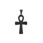 Vintage Fashion Ancient Egyptian Ankh Cross Pendant Necklace For Men Women Stainless Steel Amulet Jewelry Gifts