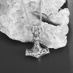Nordic Ship Rudder Anchor Pendant — Stainless Steel