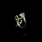 Gothic Style Thai Silver Egypt Ring Vintage Ankh Cross Ring for Men Ancient Egypt Protective for Jewelry