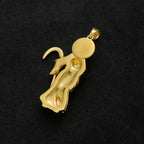 Scythe Death Skull Pendant — Stainless Steel