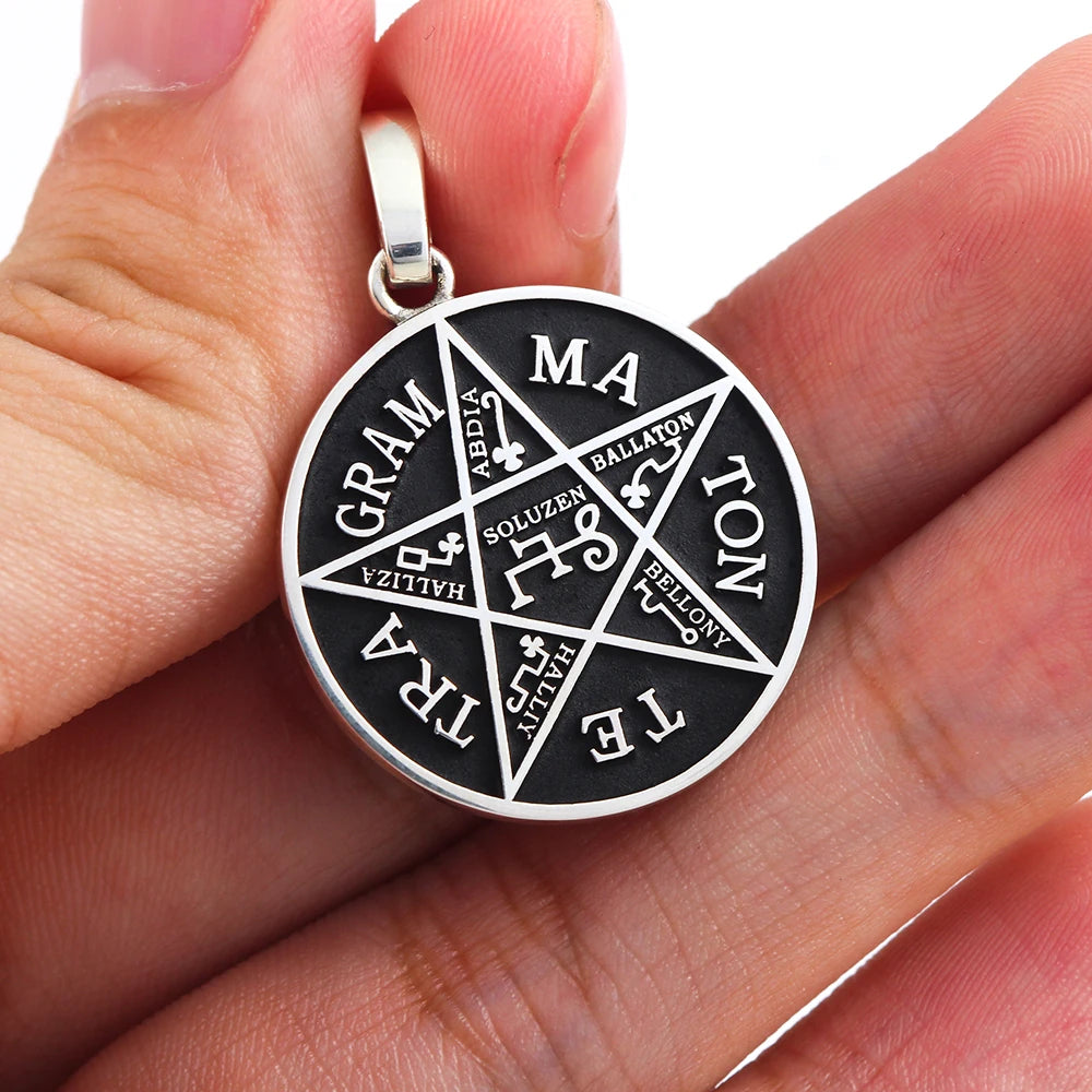 Solomon Pentagram Pendant — 925 Silver