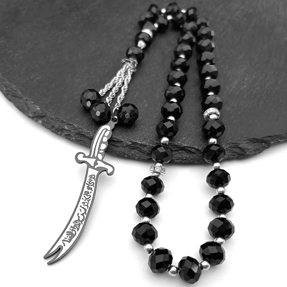 Zulfiqar Imam Ali Sword Chain Necklace — Stainless Steel