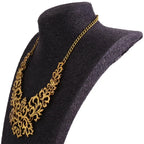 2016 Vintage Bohemia Choker Woman Statement Hollow Filigree Flower Pendant Necklace Jewelry