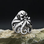 Octopus Skull Ring — Stainless Steel