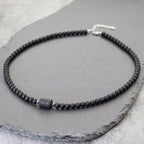 Zodiac Black Onyx Pendant Necklace — Stainless Steel