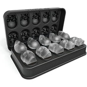 Skull Ice Cube Tray — 10-Cavity Silicone Mold