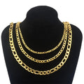 Bwise 2022 Fashion Classic Figaro Chain Necklace Men Stainless Steel Long Necklace For Men Women Chain Jewelry