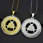 Moon Steel Pendant Witchcraft Triple Goddness