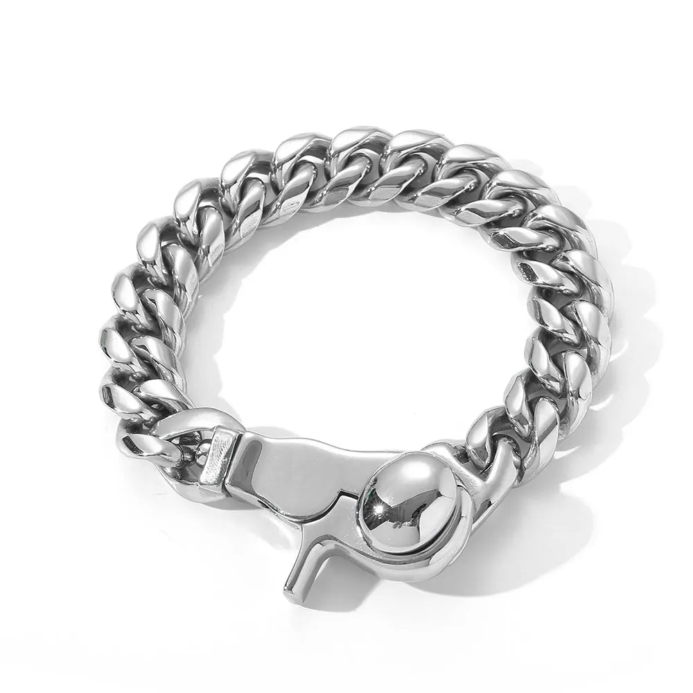 Stainless Steel Cuban Chain Necklace Miami