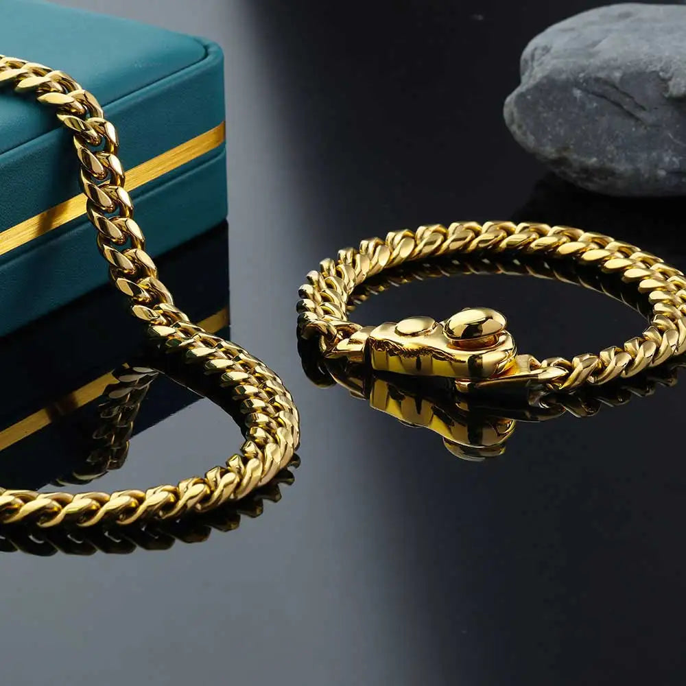 Cuban Bracelet Stainless Steel Polished