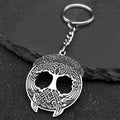 Tree Of Life Silver Ring Viking Knot Keychains