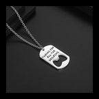 Bone Sweater Pendant — Stainless Steel