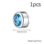 Iced Out Zircon Clip Earrings — Stainless