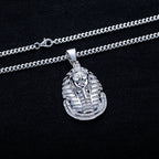 Iced Out Pharaoh Pendant — 925 Silver