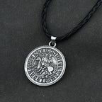Viking War Horse Seal Pendant Necklace