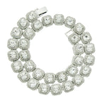 12MM Ice Chain Hip Hop Necklace For Men Neck Tennis Chain Jewelry Accessories