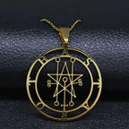 Astaroth Sigil Pendant Necklace — Stainless Steel