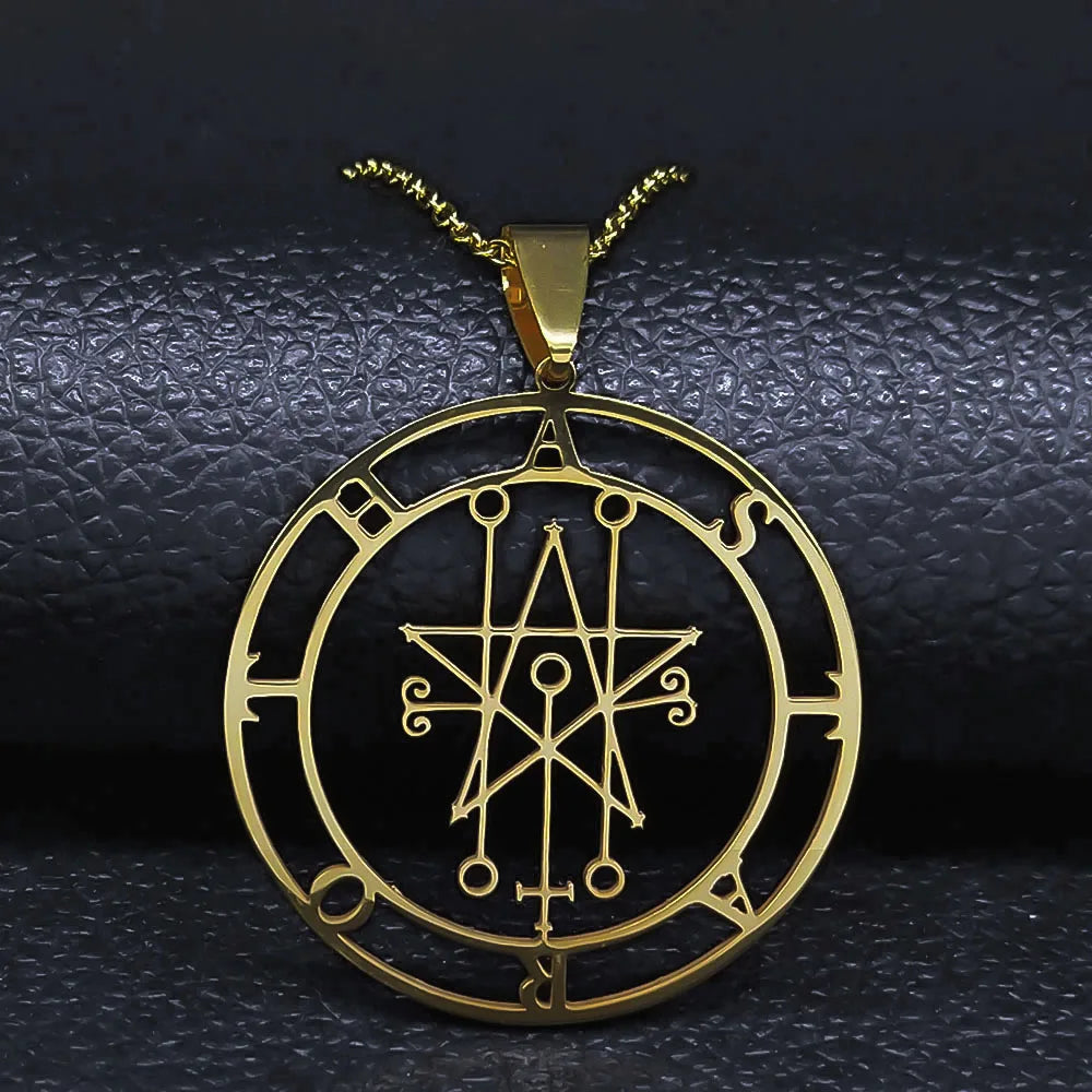 Astaroth Sigil Pendant Necklace — Stainless Steel