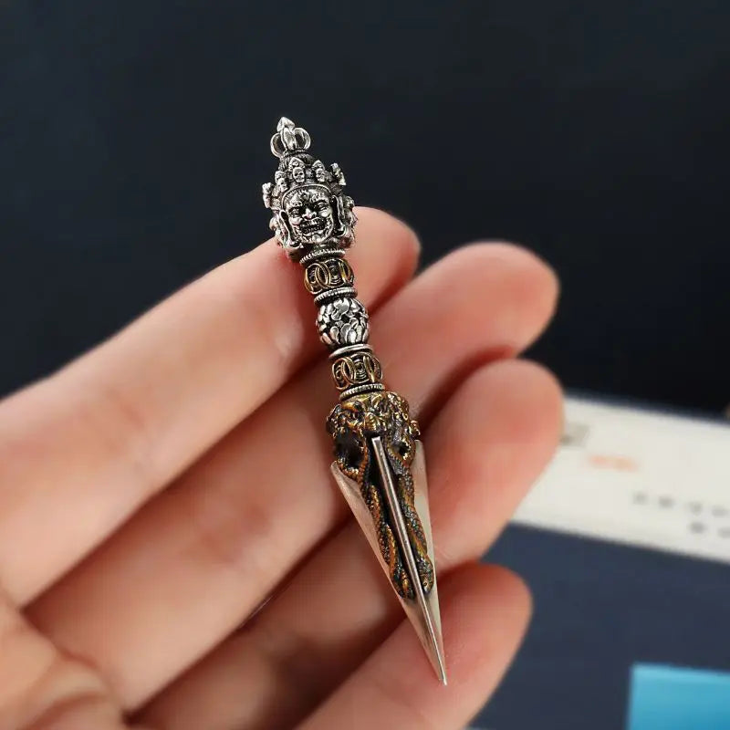 Buddhist 925 Silver Pendant Necklace