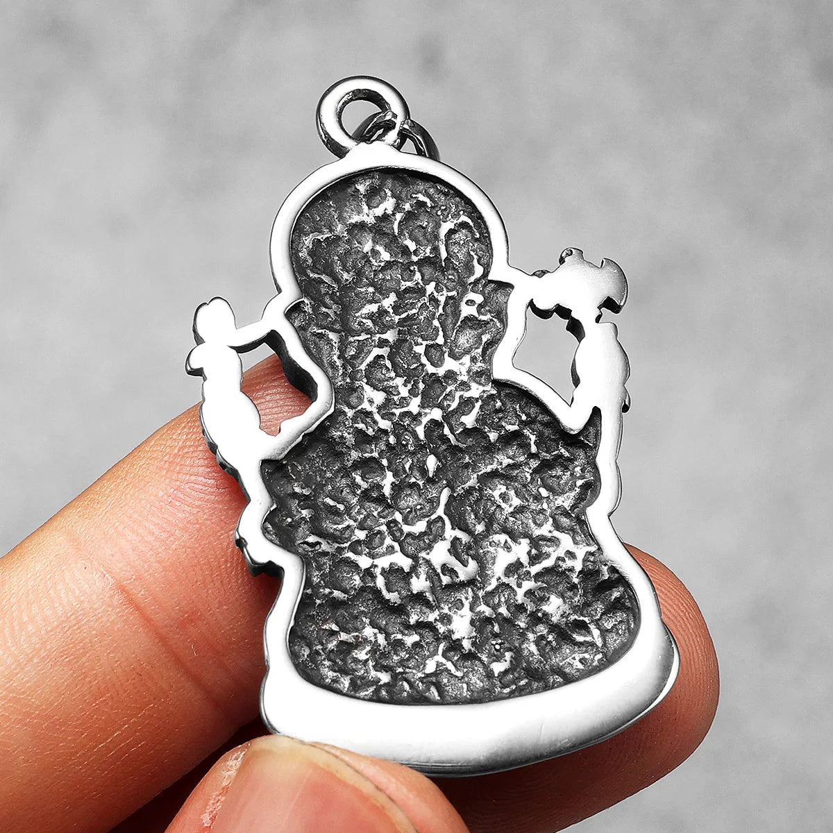 Ganesha Pendant Necklace — Stainless Steel
