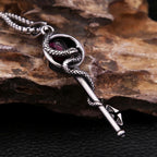 Snake Stainless Steel Pendant Necklace