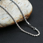 Lobster Gold Pendant 3MM Rolo 316L Gold/steel